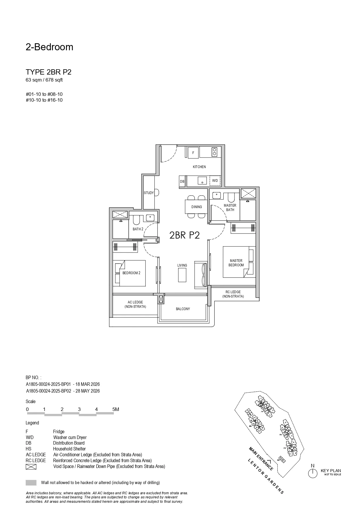 2 Bedroom Plan