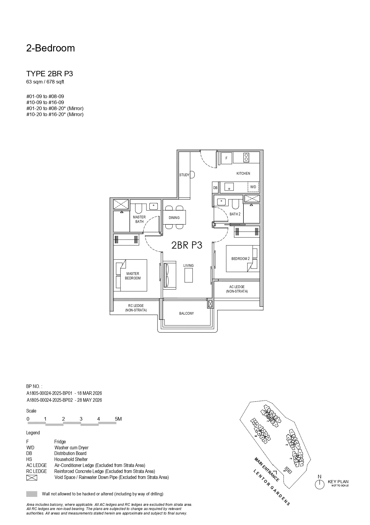 2 Bedroom Plan
