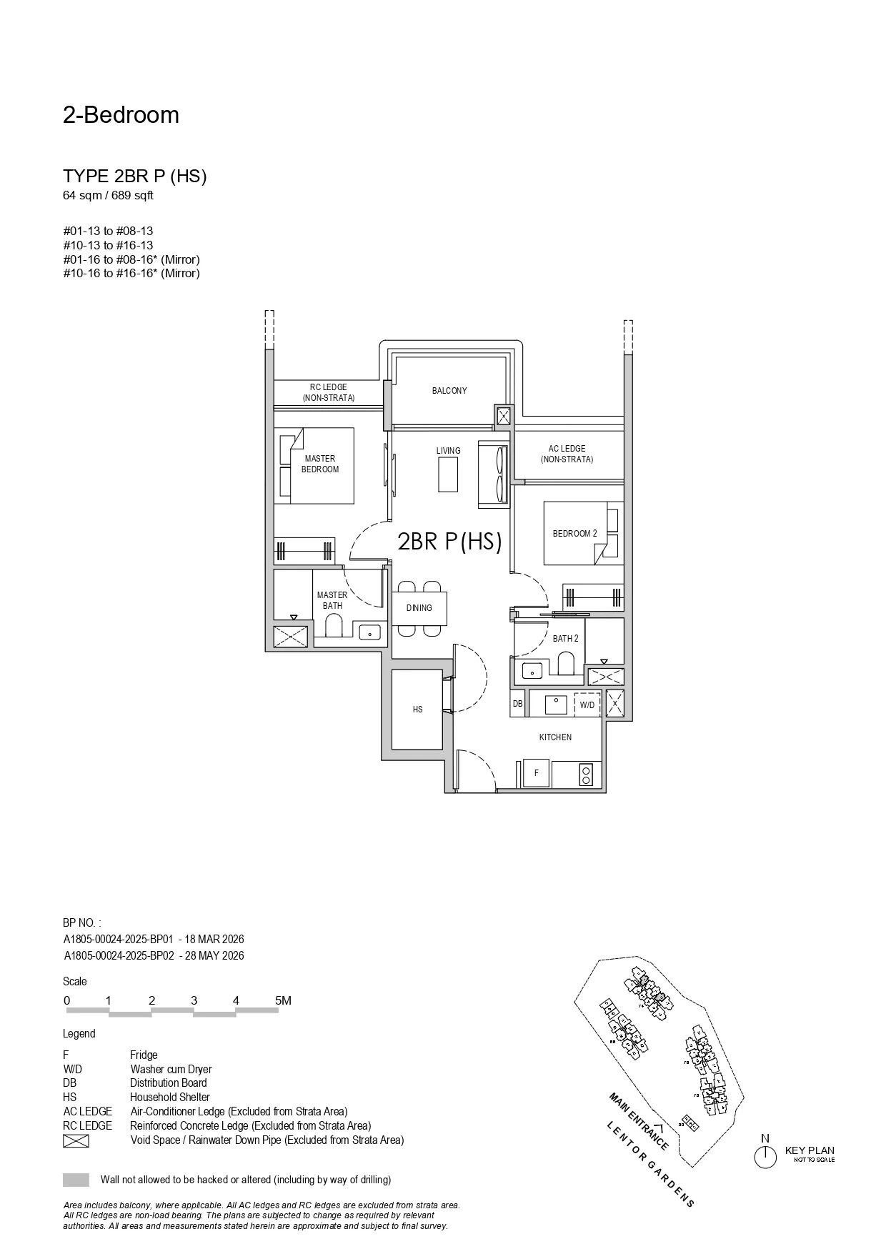 2 Bedroom Plan