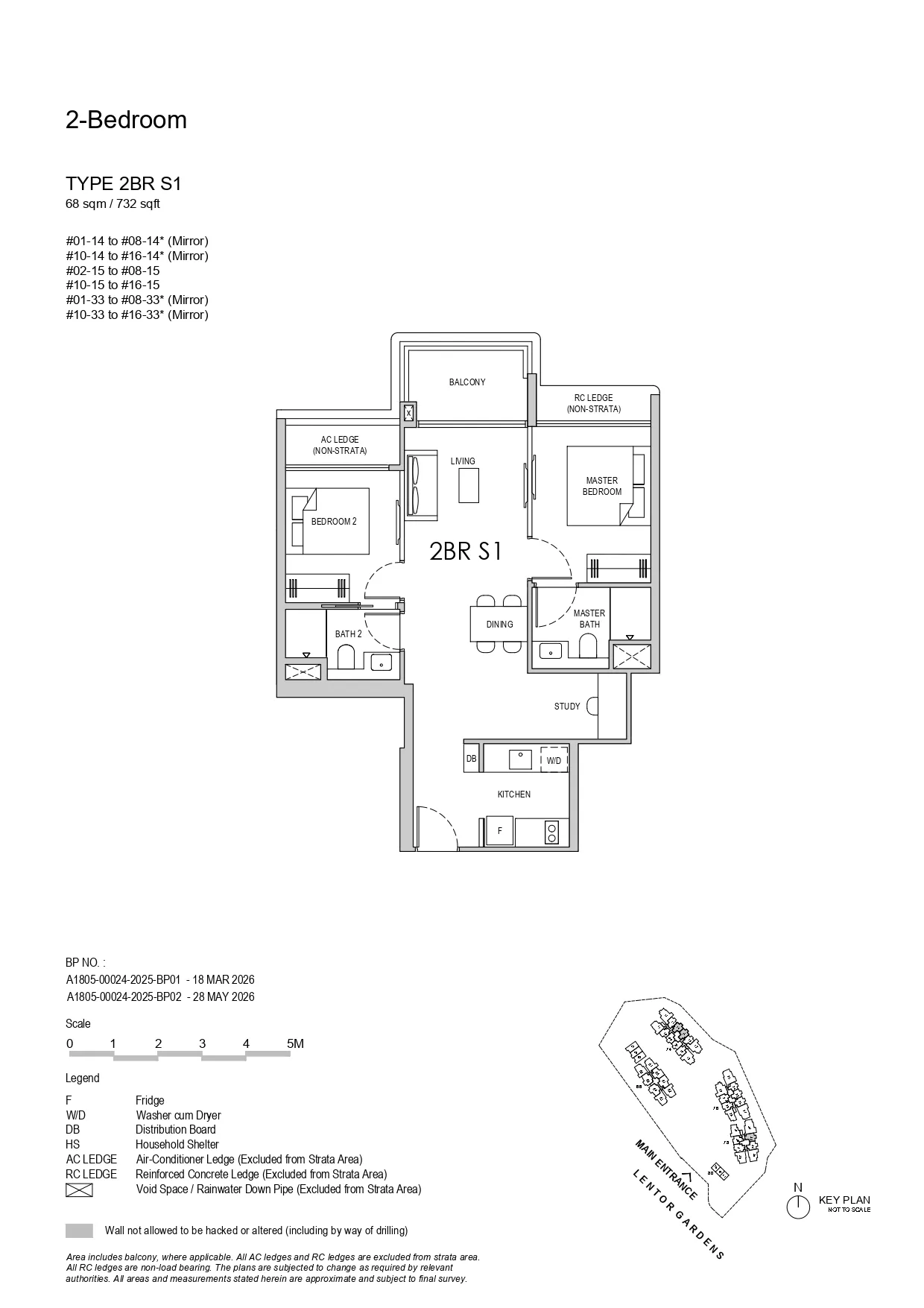 2 Bedroom Plan