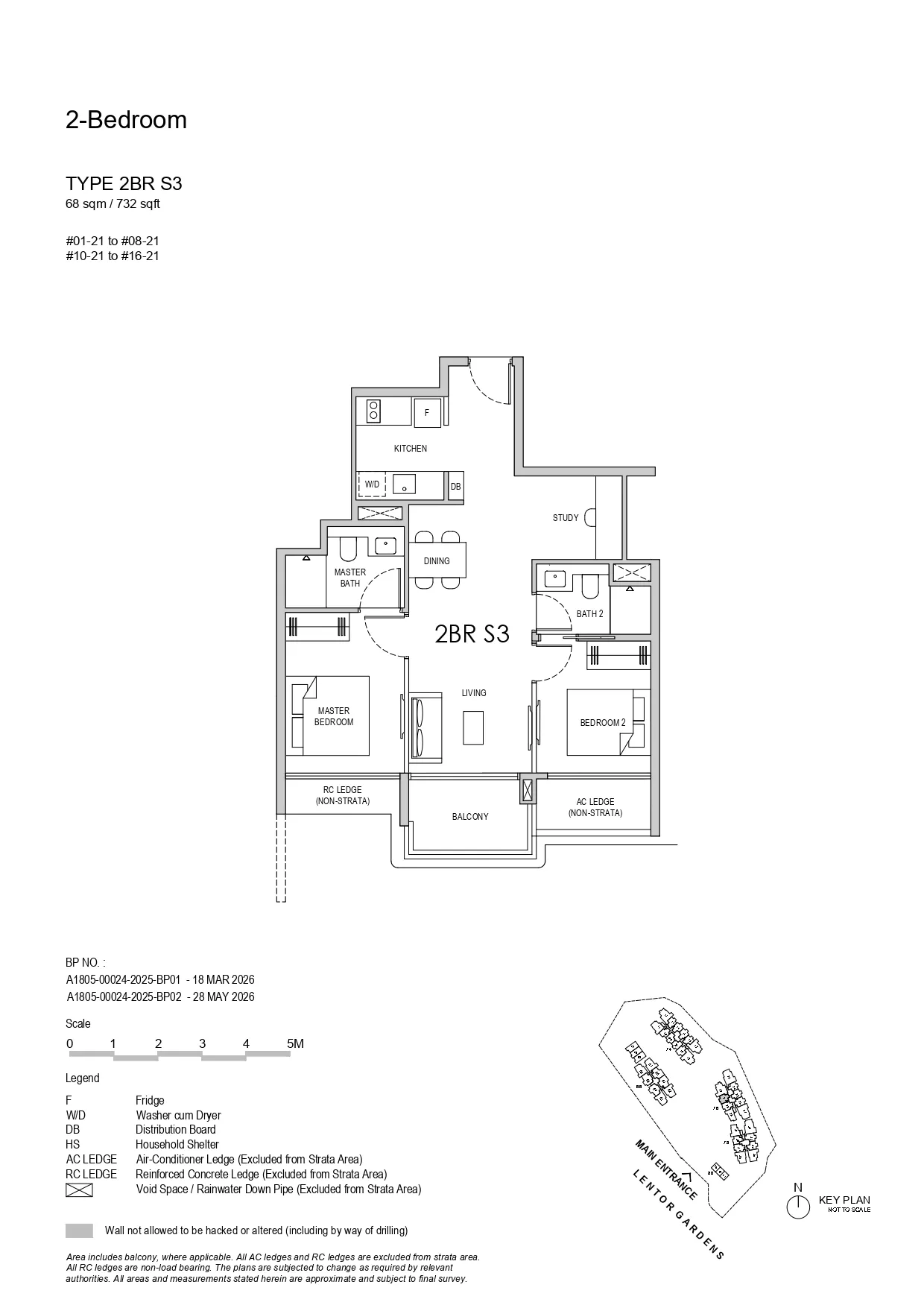 2 Bedroom Plan
